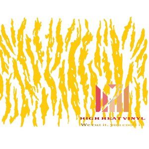 High Heat Duracoat Vinyl Stencil 10" x 12" -Vietnam Tiger Stripe styling